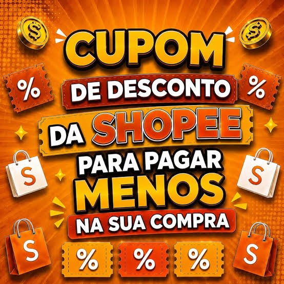 Super Cupom de Desconto Shopee ativo hoje para economizar em todas as categorias